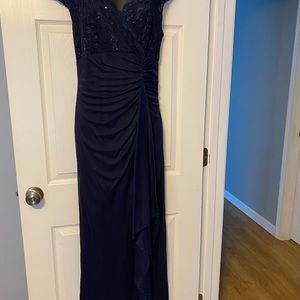 Onyx Dresses - Navy Blue Sequin Gown Onyx Dresses - Navy Blue Sequin Gown